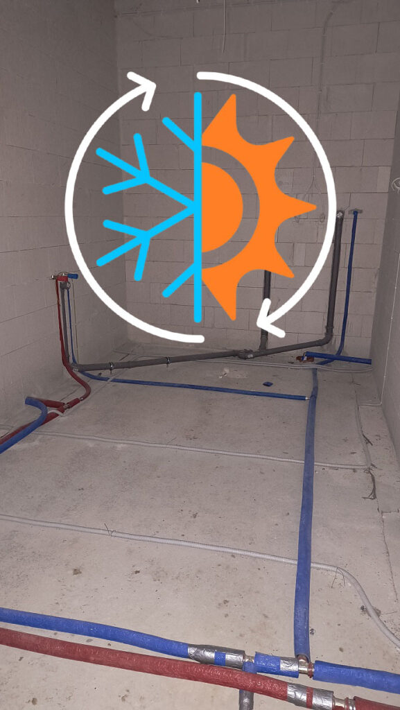 instalacja wod-kan z cyrkulacją ciepłej wody